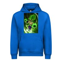 Cobalt legendary broly supersaiyajin poster travel Urban Hoodie - lanVoArt