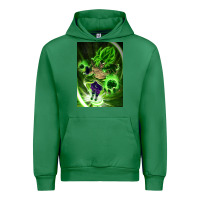 Emerald legendary broly supersaiyajin poster travel Urban Hoodie - lanVoArt