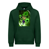 Forest Green legendary broly supersaiyajin poster travel Urban Hoodie - lanVoArt