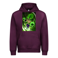 Mauve Wine legendary broly supersaiyajin poster travel Urban Hoodie - lanVoArt
