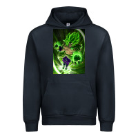 Navy legendary broly supersaiyajin poster travel Urban Hoodie - lanVoArt
