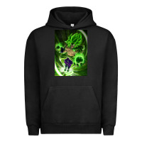 Pigment Black legendary broly supersaiyajin poster travel Urban Hoodie - lanVoArt