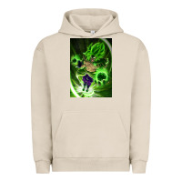 Pigment French Oak legendary broly supersaiyajin poster travel Urban Hoodie - lanVoArt