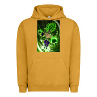 Pigment Peanut Butter legendary broly supersaiyajin poster travel Urban Hoodie - lanVoArt
