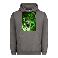 Pigment Tornado legendary broly supersaiyajin poster travel Urban Hoodie - lanVoArt