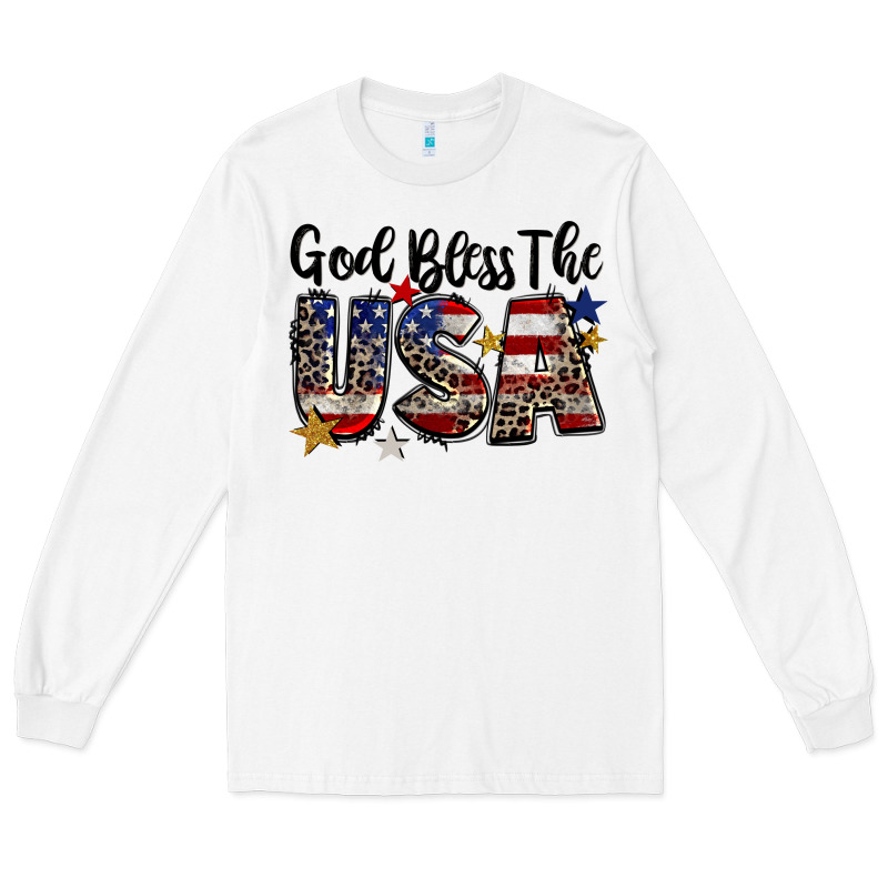 God Bless The Usa Long Sleeve Tee by CowGirlArtShop | Teevron
