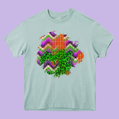 Halloween Patch Heavy Core Tee Designed By Bundleandbundleshop