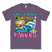 Lavender Life's a beach make some waves Classic Tee - NancyCooperArtShop
