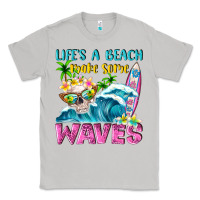 Moon Dust Life's a beach make some waves Classic Tee - NancyCooperArtShop
