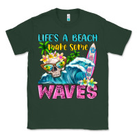 Sports Green Life's a beach make some waves Classic Tee - NancyCooperArtShop