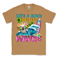 Toasted Coconut Life's a beach make some waves Classic Tee - NancyCooperArtShop