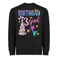 Black birthday girl 3 Heavyweight Sweatshirt - BundleAndBundleShop
