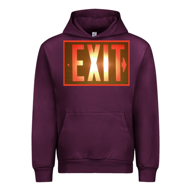 Exit Sign   Hippie Urban Hoodie by lanVoArt | Teevron