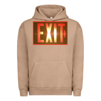 Pigment Burro exit sign   hippie Urban Hoodie - lanVoArt