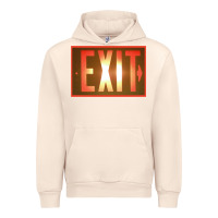 Sandshell exit sign   hippie Urban Hoodie - lanVoArt