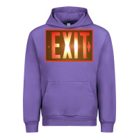 Tulip exit sign   hippie Urban Hoodie - lanVoArt