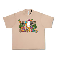 Burro Happy Easter with cowboy Easter Day Urban Heavy Tee - HowdyJamesFarm