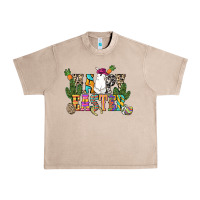 French Oak Happy Easter with cowboy Easter Day Urban Heavy Tee - HowdyJamesFarm
