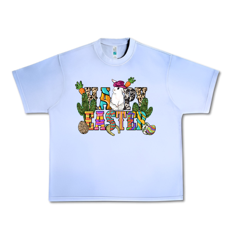 Happy Easter With Cowboy Easter Day Urban Heavy Tee by HowdyJamesFarm | Teevron