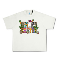 Pistachio Happy Easter with cowboy Easter Day Urban Heavy Tee - HowdyJamesFarm