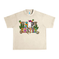 Sandshell Happy Easter with cowboy Easter Day Urban Heavy Tee - HowdyJamesFarm