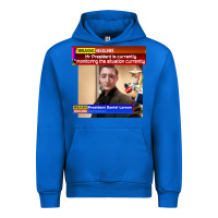 Cobalt daniel larson monitoring the situation   vintage Urban Hoodie - lanVoArt