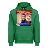 Emerald daniel larson monitoring the situation   vintage Urban Hoodie - lanVoArt