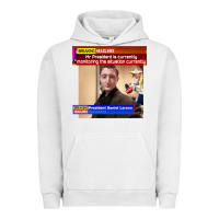 Pigment Lunar Rock daniel larson monitoring the situation   vintage Urban Hoodie - lanVoArt
