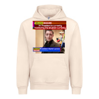 Sandshell daniel larson monitoring the situation   vintage Urban Hoodie - lanVoArt
