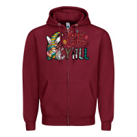 Burgundy happy easter y all Zipper Hoodie - CowhideDigitalArt