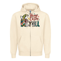 Sandshell happy easter y all Zipper Hoodie - CowhideDigitalArt