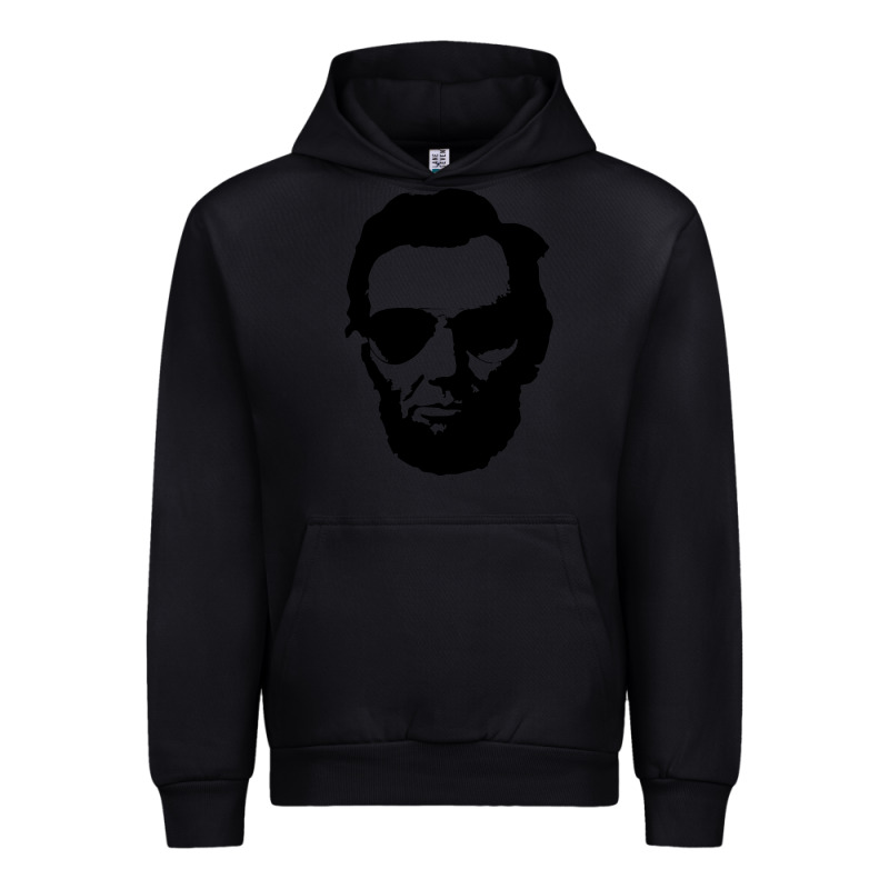 Cool Abe Lincoln With Aviator Sunglasses Black Urban Hoodie by lanVoArt | Teevron