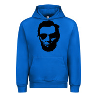 Cobalt cool abe lincoln with aviator sunglasses black Urban Hoodie - lanVoArt