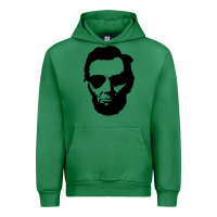Emerald cool abe lincoln with aviator sunglasses black Urban Hoodie - lanVoArt