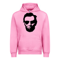 Fuchsia Pink cool abe lincoln with aviator sunglasses black Urban Hoodie - lanVoArt