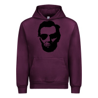 Mauve Wine cool abe lincoln with aviator sunglasses black Urban Hoodie - lanVoArt