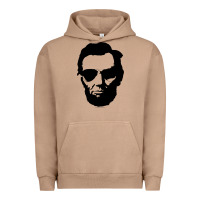 Pigment Burro cool abe lincoln with aviator sunglasses black Urban Hoodie - lanVoArt