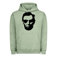 Pigment Oil Green cool abe lincoln with aviator sunglasses black Urban Hoodie - lanVoArt