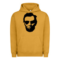 Pigment Peanut Butter cool abe lincoln with aviator sunglasses black Urban Hoodie - lanVoArt