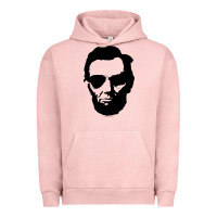 Pigment Salmon cool abe lincoln with aviator sunglasses black Urban Hoodie - lanVoArt