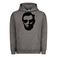Pigment Tornado cool abe lincoln with aviator sunglasses black Urban Hoodie - lanVoArt