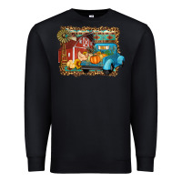 Black Farm Life Fall Barn And Truck Premium Sweatshirt - Artiststas