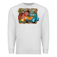 Oatmeal Heather Farm Life Fall Barn And Truck Premium Sweatshirt - Artiststas