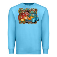 Ocean Blue Farm Life Fall Barn And Truck Premium Sweatshirt - Artiststas
