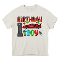Cream birthday boy 1 Heavy Core Tee - BundleAndBundleShop
