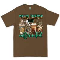 Cacao dead inside but caffeinated skeleton coffee cups Premium Tee - Jasminsmagicworld