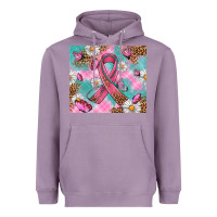 Lavender Breast Cancer Ribbon Stethoscope Heavyweight Hoodie - Artiststas