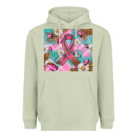 Matcha Breast Cancer Ribbon Stethoscope Heavyweight Hoodie - Artiststas