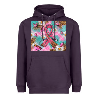 Plum Breast Cancer Ribbon Stethoscope Heavyweight Hoodie - Artiststas