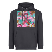 Smoke Breast Cancer Ribbon Stethoscope Heavyweight Hoodie - Artiststas